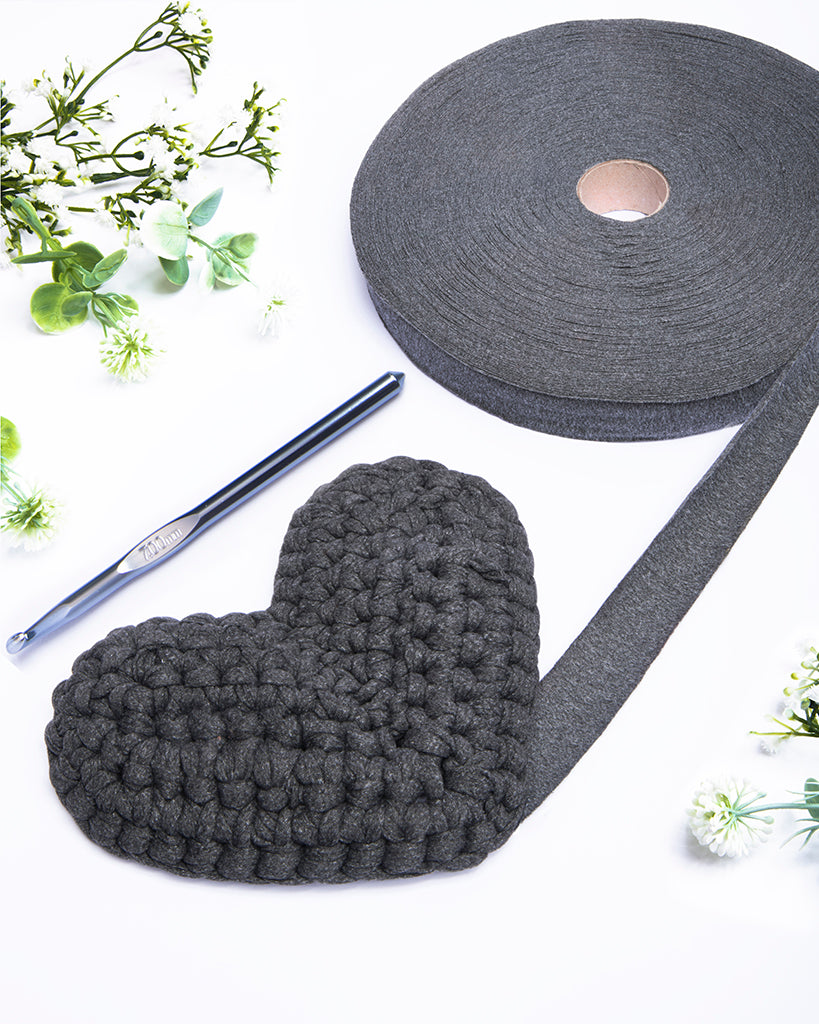 Trapillo 3cm - Gris oxford jaspe
