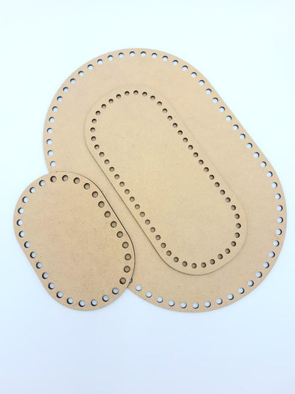 Bases de madera Ovaladas