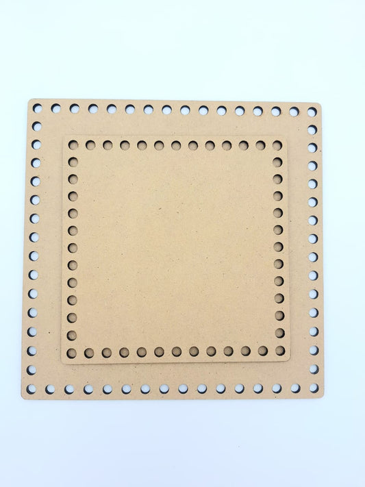 Bases de madera Cuadradas