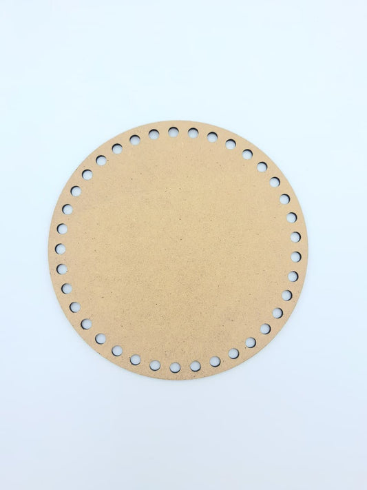 Bases de madera circulares