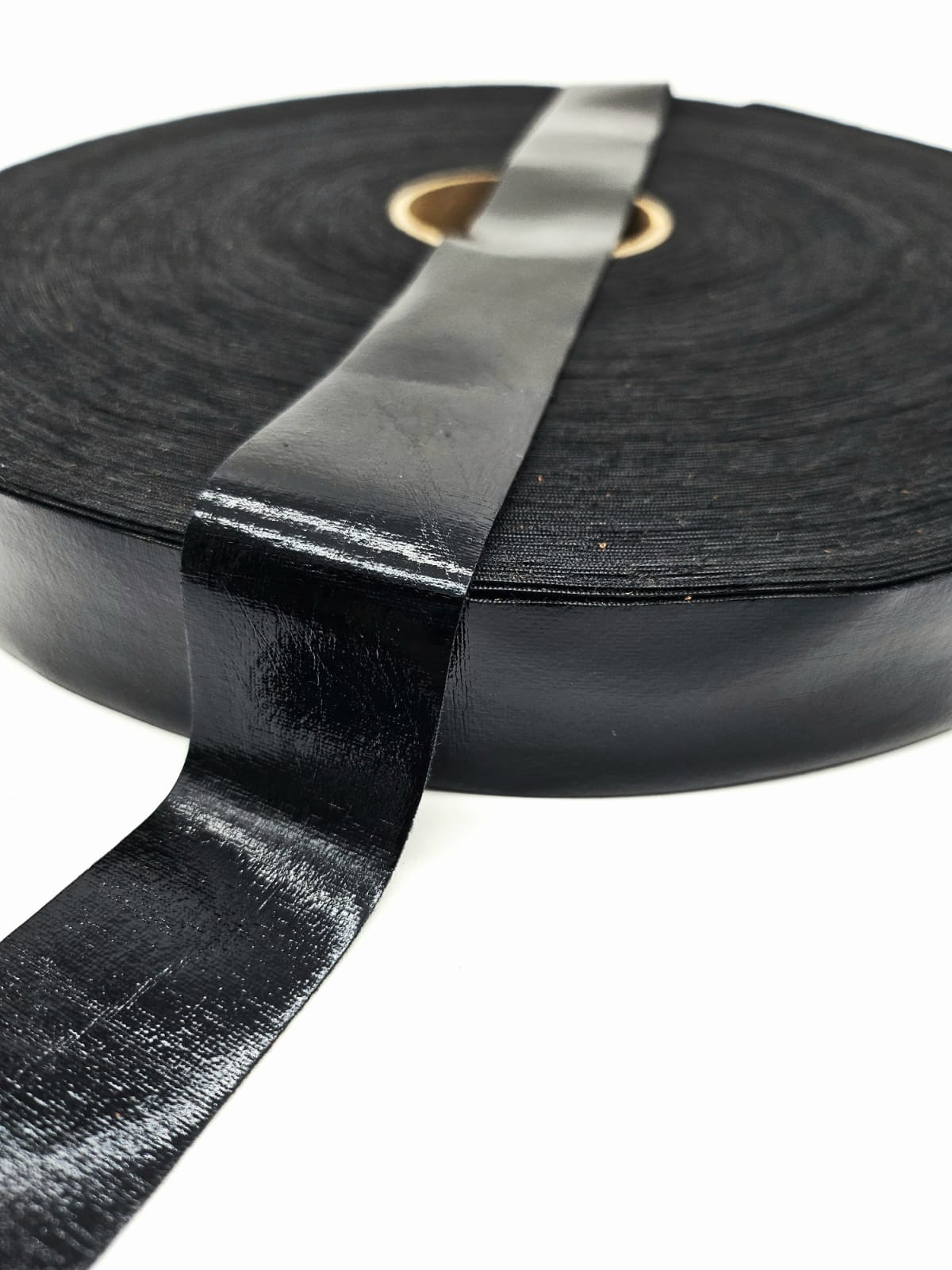 Trapillo 3cm - Negro Vinipiel Satén