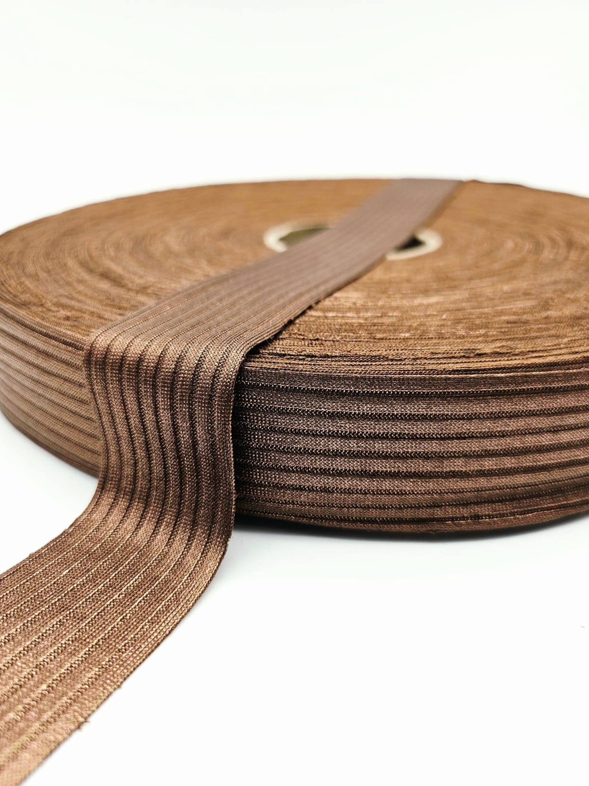 Trapillo 3cm - Canela Glitter Acanalado