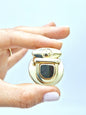 Broche Redondo para bolsa