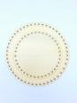 Base de madera circular
