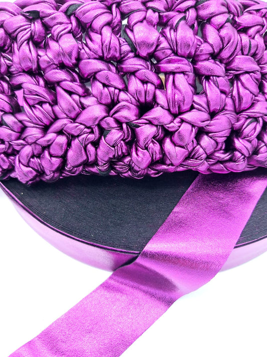 Trapillo  3cm - Violeta Metálico