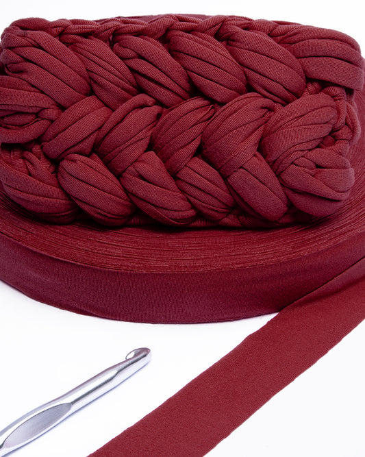 Trapillo 2cm - Rojo Quemado