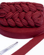 Trapillo 2cm - Rojo Quemado